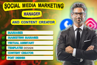 be your social media manager and content creator