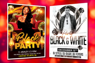 nice, party flyer, dj, hip hop, event, club flyer, poster
