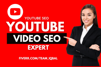 be your best youtube SEO expert