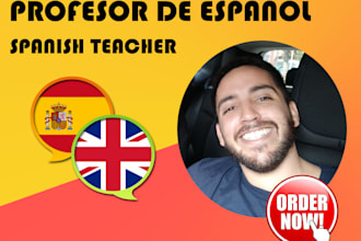 teach you spanish conversation as a native speaker
