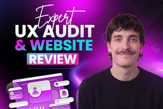do a professional UX audit and review your web or app