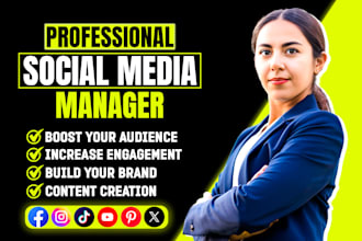be your social media marketing manager and content creator