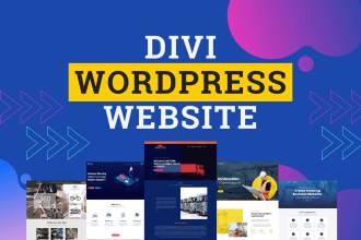 design divi wordpress website as a divi expert