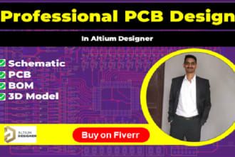 design professional pcb in altium with optimal cost