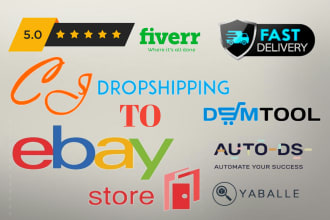 do cj dropshipping to ebay and shopify hot listings with SEO