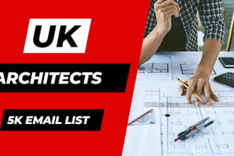 uk architects email database, email addresses