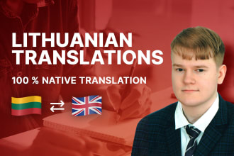 translate your text to lithuanian language or vice versa