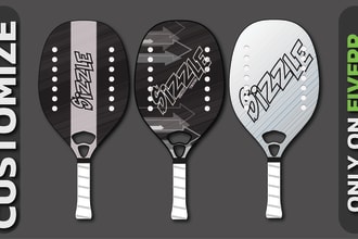 do beach tennis racket and paddle racket design in 24hrs