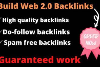 create web 2 0 high authority high quality backlinks