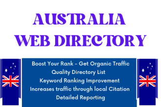 submit 50 australia high pr web directory submission