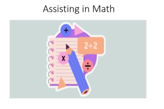 be doing professional mathematical analysis