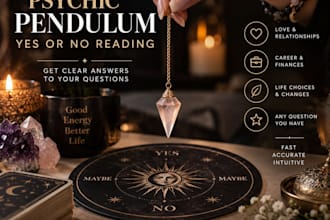 do a psychic pendulum yes or no reading