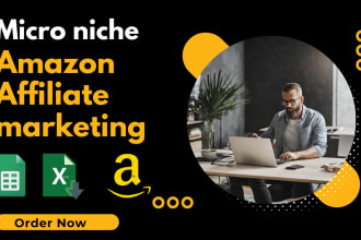 find micro niche and do keyword research for amazon affiliate marketing