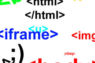 write you simple HTML code