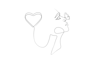 create one line art, minimalist line art, vector line art illustration