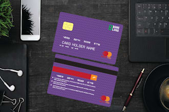 design creative credit card, debit, atm, visa, master card