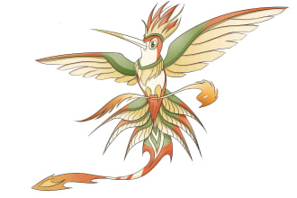 draw any pokemon or fakemon in the official pokemon art style