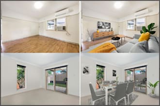 do realistic virtual staging, real estate virtual staging