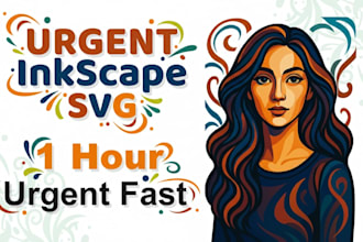 do urgent 1 hour inkscape task