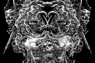 make awesome skull and bone artwork for you