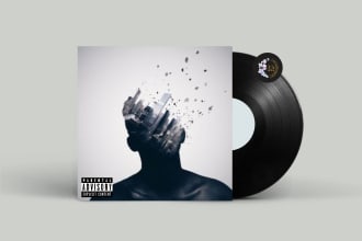 design your double exposure cover, mixtape and artwork cover