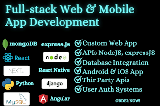 be full stack developer golang rust kotlin ruby on rails swift ionic angular