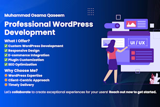 build wordpress site with site SEO and site optimization