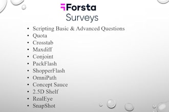 create advanced surveys on forsta
