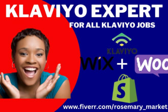 be your klaviyo expert, your klaviyo email marketing for your shopify marketing