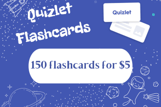create quizlet flashcards study set for any subject