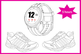 draw detailed vector line art