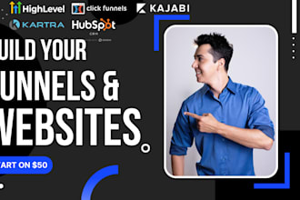 landing page funnels websites in gohighlevel ghl clickfunnels