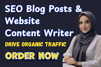 be a professional content writer to write SEO blog posts and articles that ranks