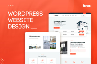 build clean and responsive wordpress website design