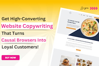 write health, nutrition, and fitness SEO website copy