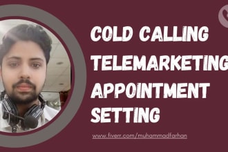 be your expert cold caller and appointment setter