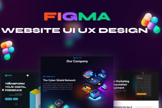 do figma website design, website ui design, website mockup