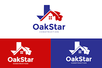design modern property, realtor, construction and building logo