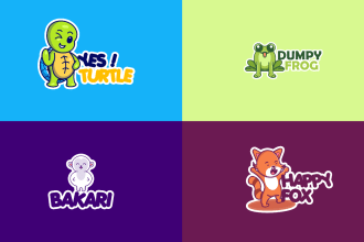 design hand drawn  cute logo within 24hrs