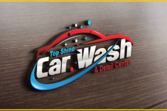design a car wash and detail logo