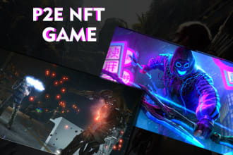develop play to earn nft game, video game, p2e VR game