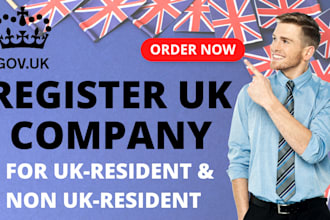 register UK limited company for resident and non resident