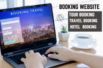 create tours, travels and hotel booking wordpress website