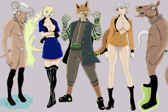 draw your amazing furry character