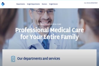 develop a hospital website with a booking functionality