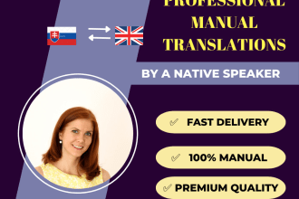 manually translate english to slovak and vice versa