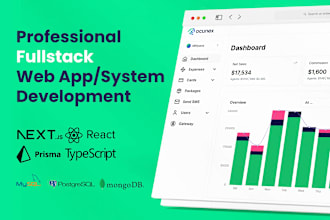 code a fullstack system in nextjs, prisma, tailwind, react