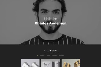 create personal portfolio website, business website