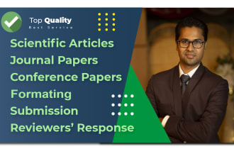 write peer reviewed journal papers, conference paper, scientific articles