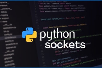 create python socket module programs